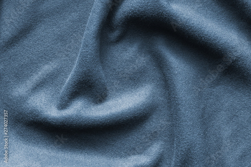 Background texture of light blue fleece