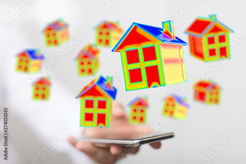 real estate concept, buying...