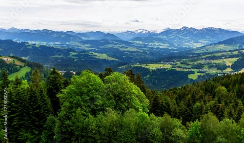 Fototapeta Naklejka Na Ścianę i Meble -  Panorama of Alps near Bregenz.
