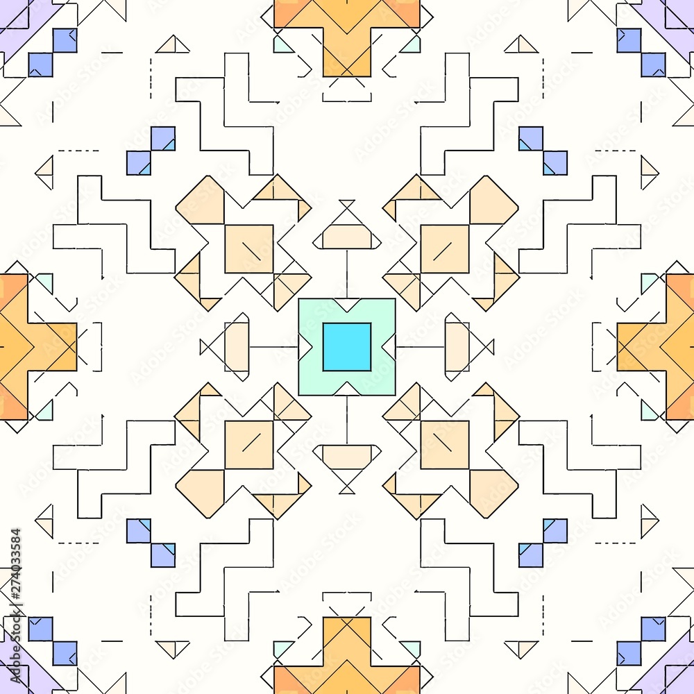 Contour pattern abstract background design, adult. Contour pattern abstract background design, adult.