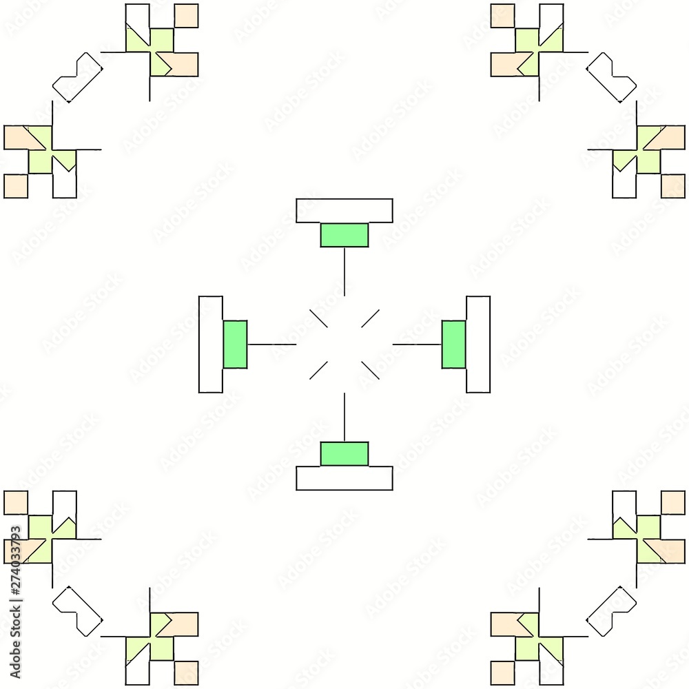 Contour pattern abstract background design, art. Contour pattern abstract background design, art.