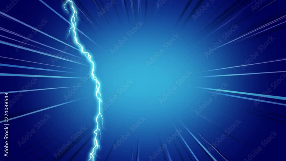 Blue lightning