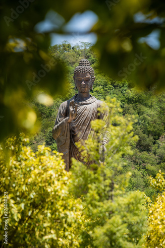thai Buddha image in forest