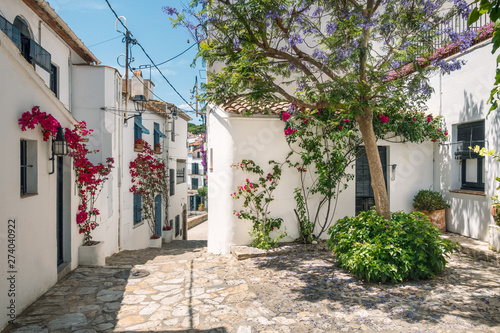sunny view of typical mediterranean spanish village © GC Fotoestudio