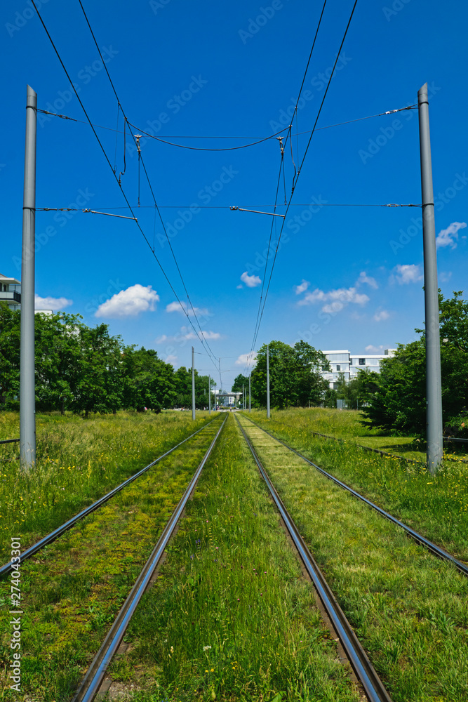 München Schwabing, Schienen der Trambahn Linie 23