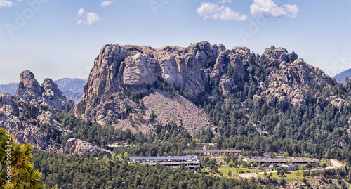 Scenic view of Mount Rushmore National Monument, South Dacota, USA