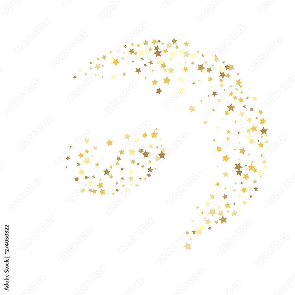 Gold Yellow Starry Background