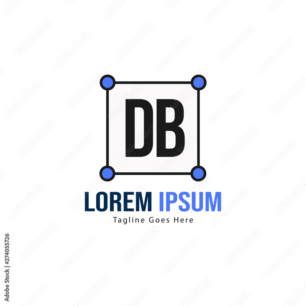 DB Letter Logo Design. Creative Modern DB Letters Icon Illustration DB Letter Logo Design. Creative Modern DB Letters Icon Illustration
