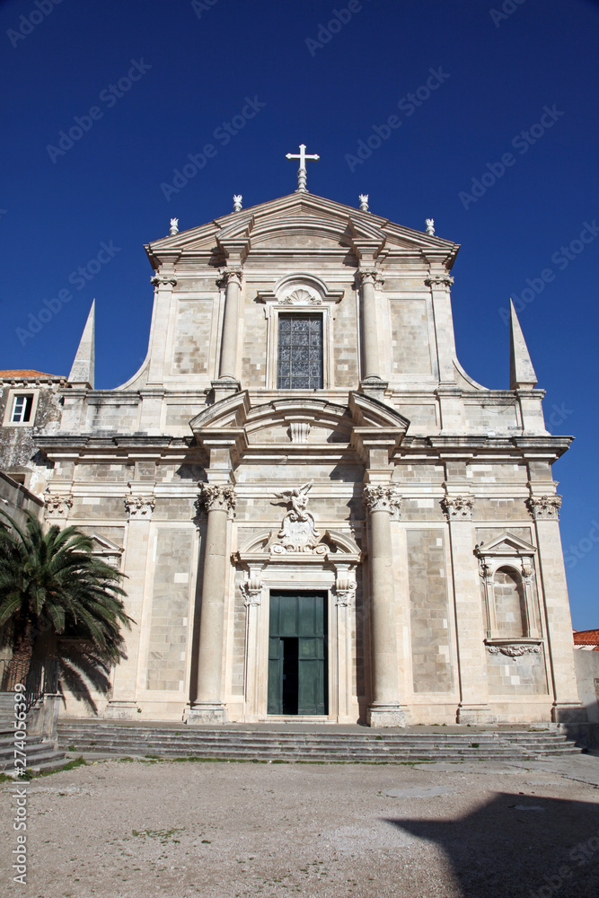 Jesuit church of St. Ignatius, Dubrovnik, Croatia