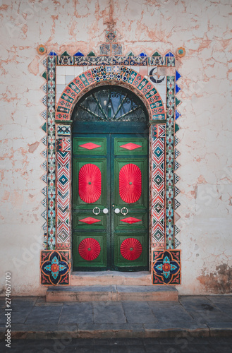 decorated door photo