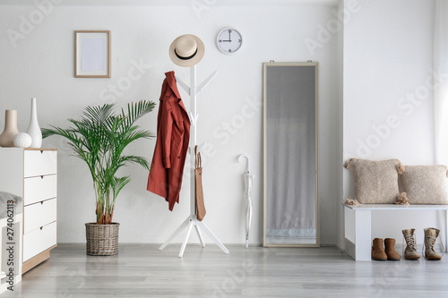 Stylish interior of modern hall
