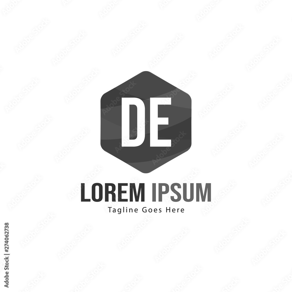 DE Letter Logo Design. Creative Modern DE Letters Icon Illustration DE Letter Logo Design. Creative Modern DE Letters Icon Illustration