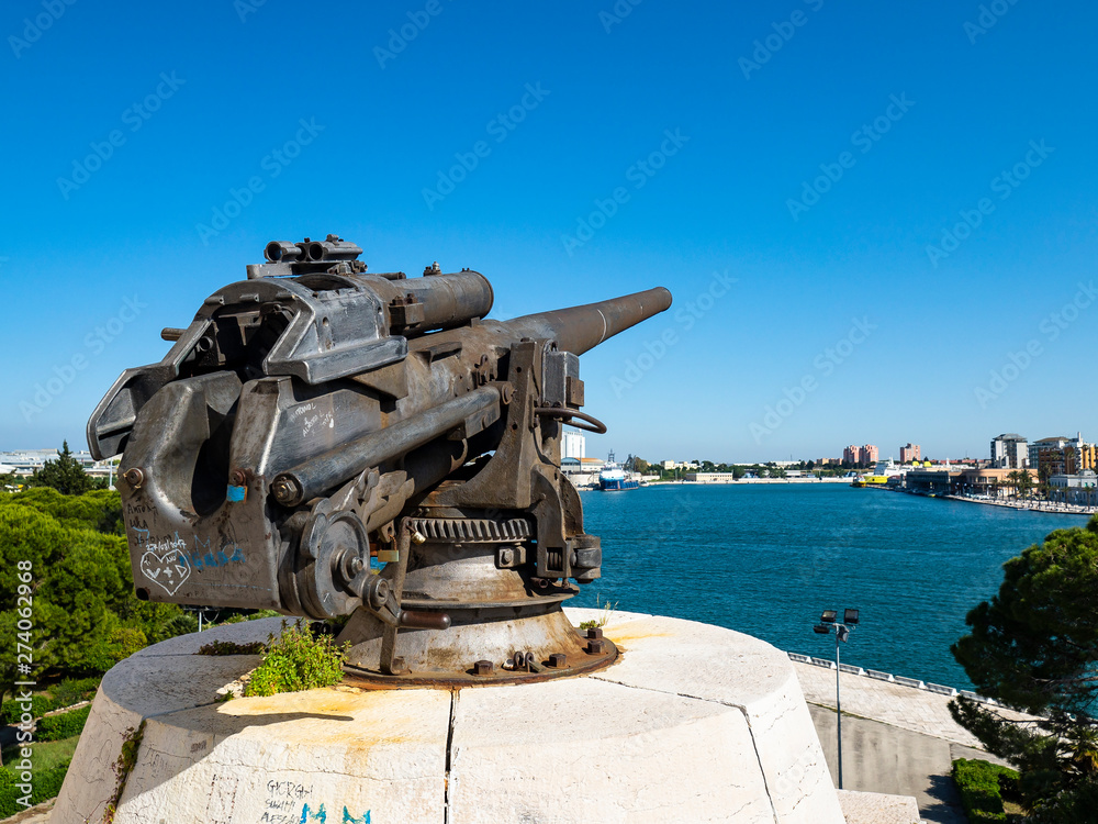 Memorial to the Italian sailor, Brindisi, Apulia, Italy June 2019