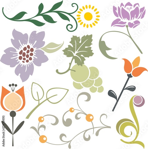 Iconos de flores