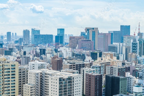 東京風景 Tokyo city skyline , Japan.