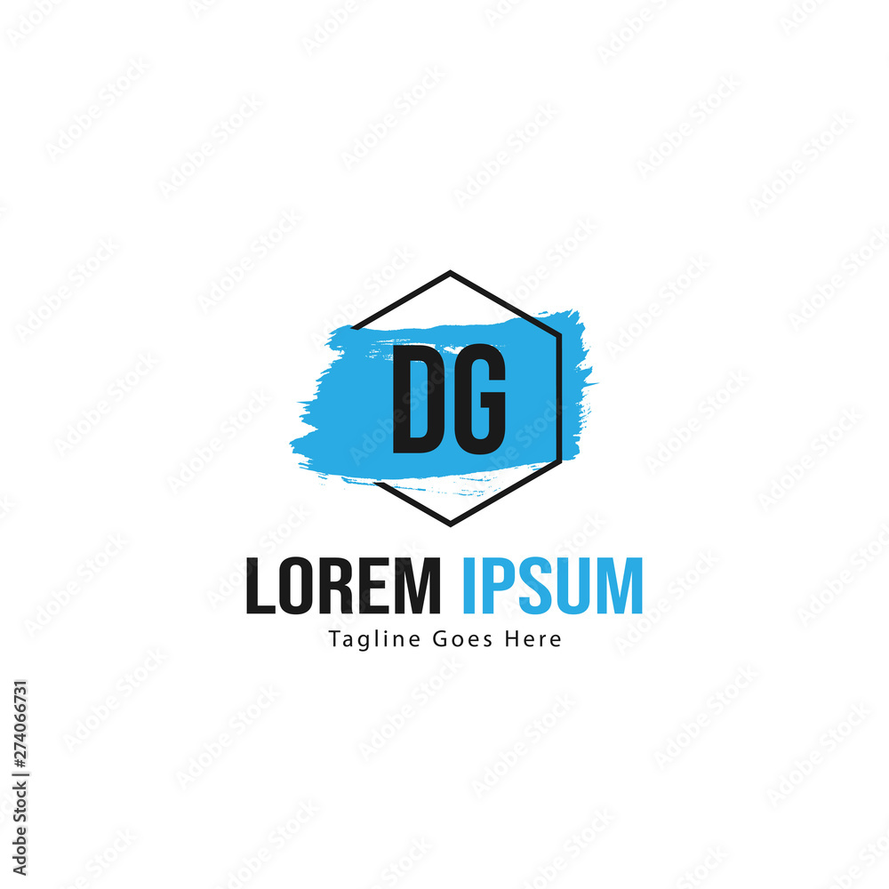 DG Letter Logo Design. Creative Modern DG Letters Icon Illustration DG Letter Logo Design. Creative Modern DG Letters Icon Illustration