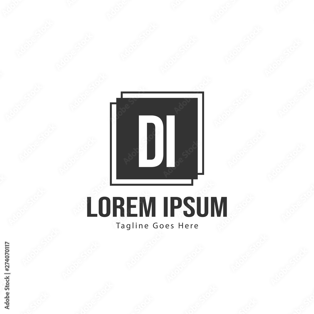 DI Letter Logo Design. Creative Modern DI Letters Icon Illustration DI Letter Logo Design. Creative Modern DI Letters Icon Illustration