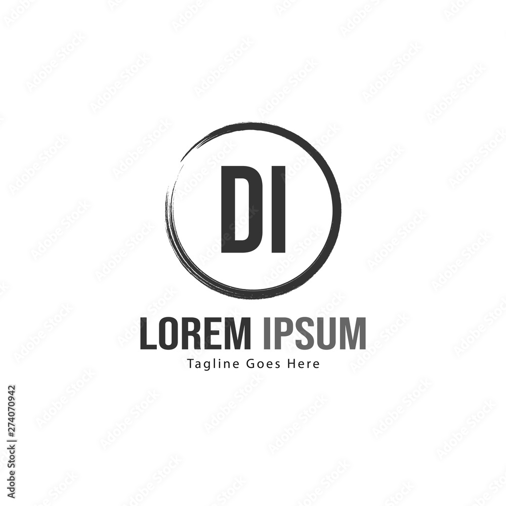 DI Letter Logo Design. Creative Modern DI Letters Icon Illustration DI Letter Logo Design. Creative Modern DI Letters Icon Illustration