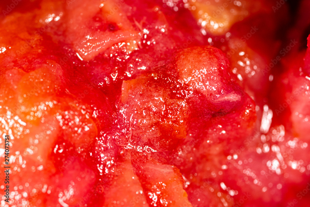 Red fruit jam as abstract background Red fruit jam as abstract background