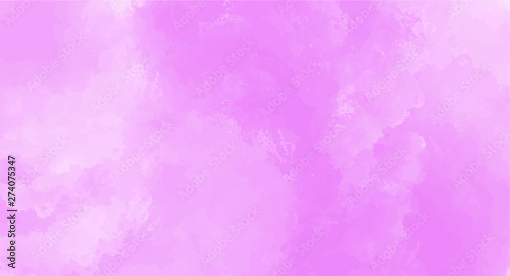 Pink watercolor background for your design, watercolor background concept, vector.