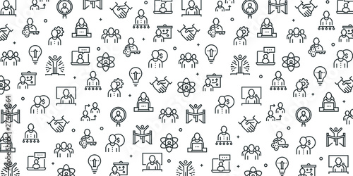 CORPORATE DEVELOPMENT SEAMLESS PATTERN