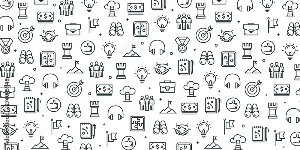 BUSINESS SUCCESS SEAMLESS PATTERN BUSINESS SUCCESS SEAMLESS PATTERN