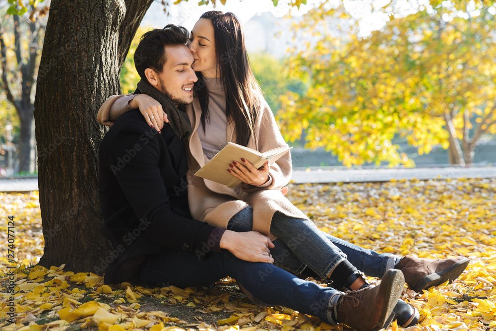 Beautiful young couple in love spending time together Beautiful young couple in love spending time together