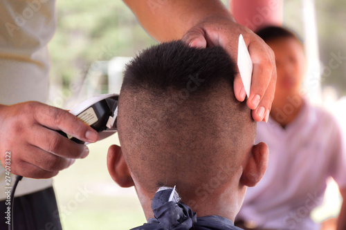 Barber for elementary school students