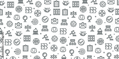 REGULATIONS SEAMLESS PATTERN