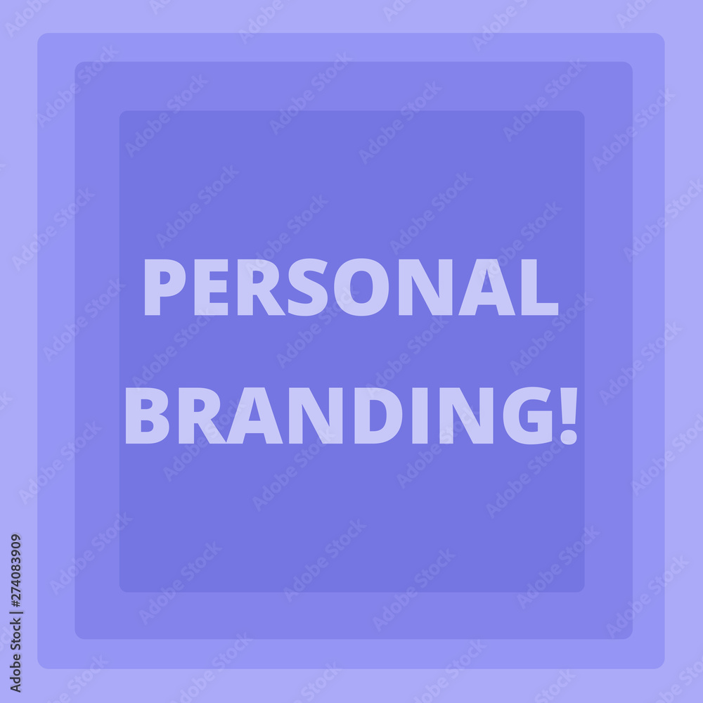 Handwriting text writing Personal Branding. Conceptual photo practice of showing marketing themselves and their careers Pattern of Concentric Square photo in Pastel Blue with Same Center Point Handwriting text writing Personal Branding. Conceptual photo practice of showing marketing themselves and their careers Pattern of Concentric Square photo in Pastel Blue with Same Center Point