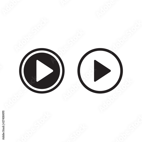 Free Download Play icons, buttons, black symbol - GFXLoad