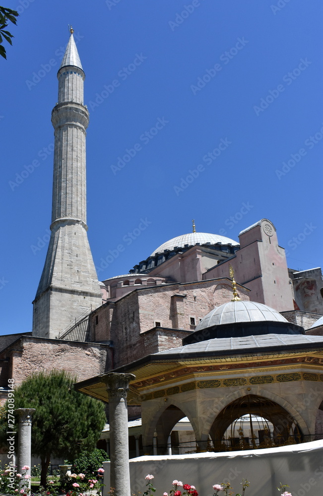 Fototapeta premium Hagia Sophia in Istanbul, Turkey