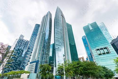 View of modern buildings in Singapore © Photo Gallery