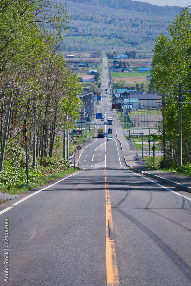 北海道の直線道路 ニセコ周辺の風景 Stock Photo Adobe Stock 北海道の直線道路 ニセコ周辺の風景 Stock Photo Adobe Stock