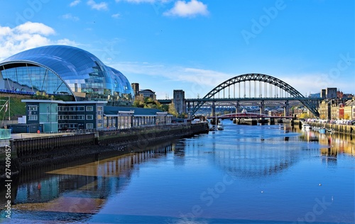 Reflections on the River Brew, Gateshead, Newcastle photo