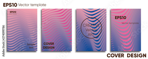 Creative colored cover. Cover design. Cool background.