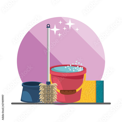 Cleaning products for home cartoons