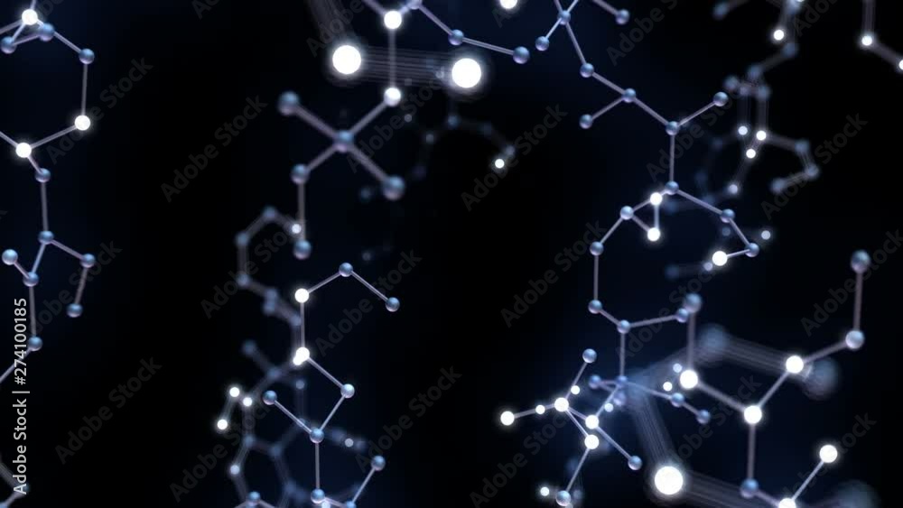 Molecular structure abstract background