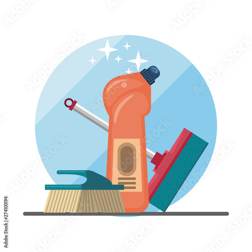 Cleaning products for home cartoons