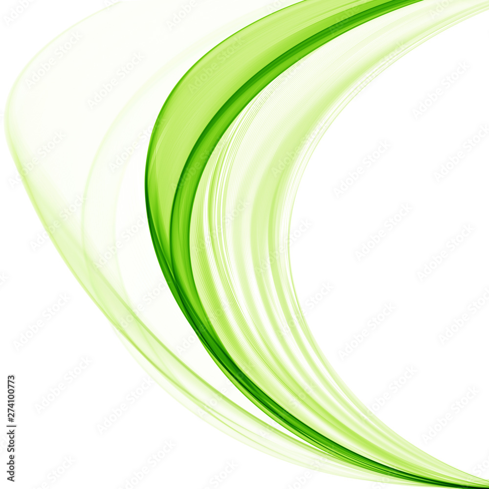 Abstract colorful waves on white background Abstract colorful waves on white background