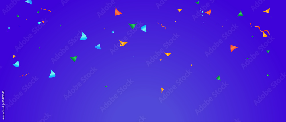 Confetti background colorful explosion. Abstract vector banner