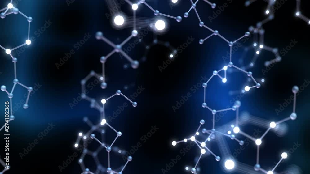 Molecular structure abstract background