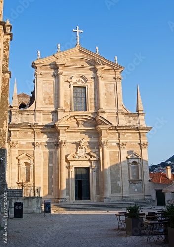 St Ignatius Church (Baroque) in Dubrovnik, Croatia © Peter