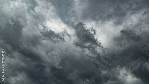 Stormy gray sky background grey clouds, graphic background