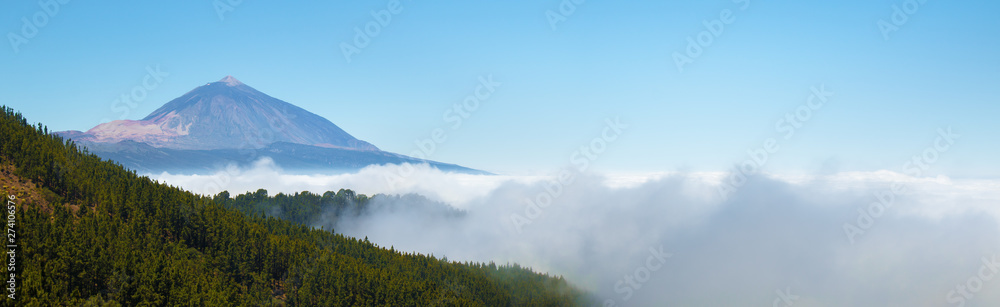 Fototapeta premium Panorama Pico del teide 2
