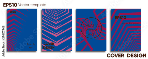 Creative colored cover. Cover design. Cool background.