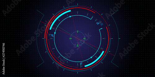 HUD and FUI for new interface computer or smart phone