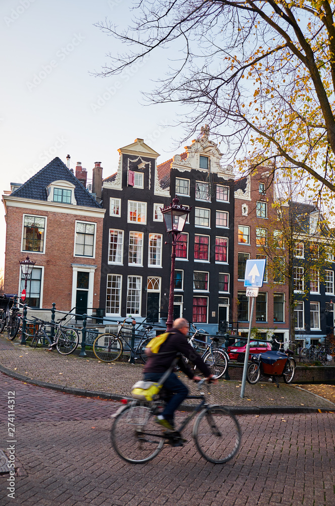 Amsterdam in the fall.