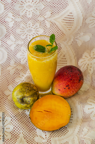 White Sapote And Mango Smoothie photo