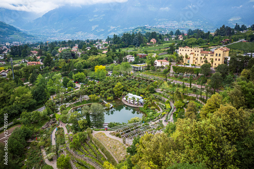 meran merano south tyrol landscape, italy